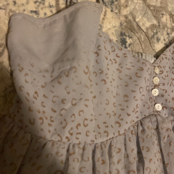 Leopard print medium baby doll dress - Picture 2 of 6